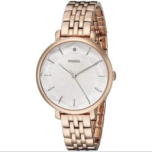 Fossil Jaqueline ES3860 Rose Gold Watch